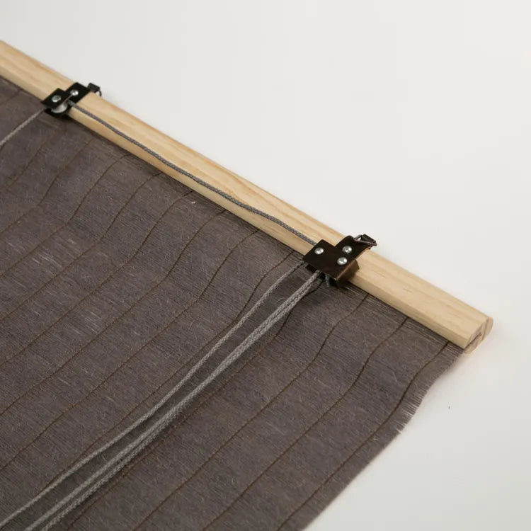 Store enrouleur tamisant Jute moorea gris, l.50 x H.150 cm, MADECO