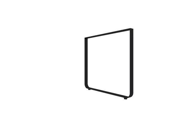 Base de table noir L.87 x l.95 cm