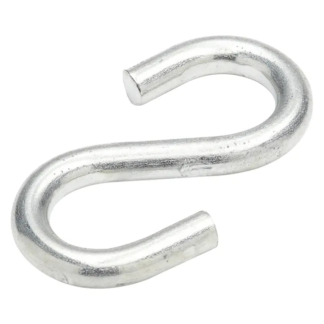 Crochet en S ouvert acier galvanisé STANDERS, L.35 x l.18 x Ep.4 mm
