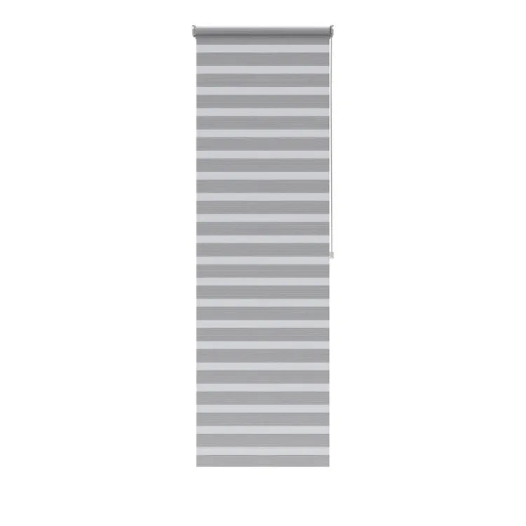Store enrouleur jour/nuit Athenes gris, l.90 x H.250 cm, INSPIRE
