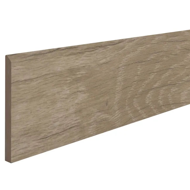 Lot de 3 plinthes carrelage Realta, miel, Ht. x L. 60 cm, Ep.9.5 mm