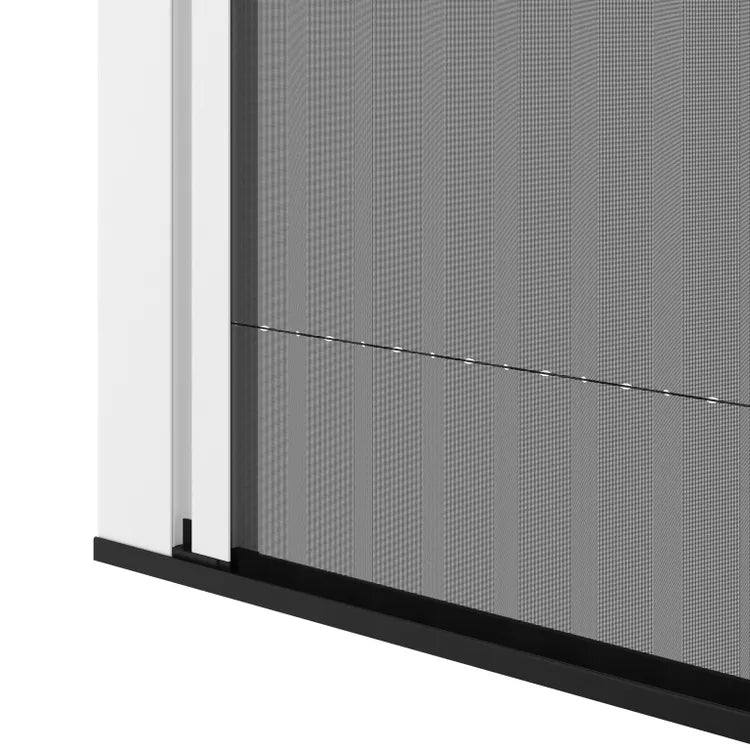 Moustiquaire pour porte MOUSTIKIT rétractable latérale H.230 x l.100 cm blanc