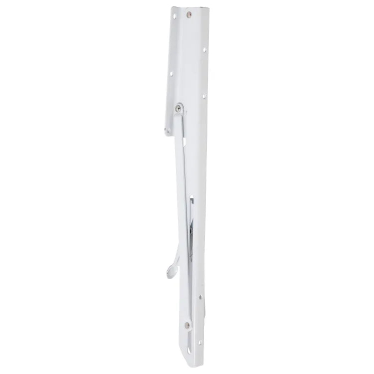 Equerre Escamotable acier epoxy blanc, H.14 x P.40 cm