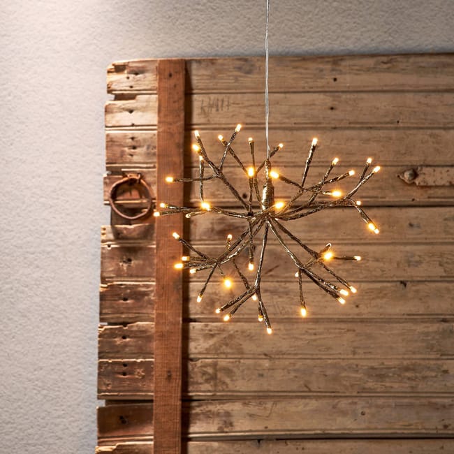 SUSP NOEL LED DORE FIREWOK D30CM 3000K