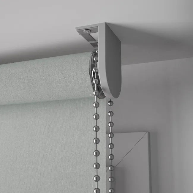 Store enrouleur tamisant Madrid gris, l.120 x H.250 cm, INSPIRE