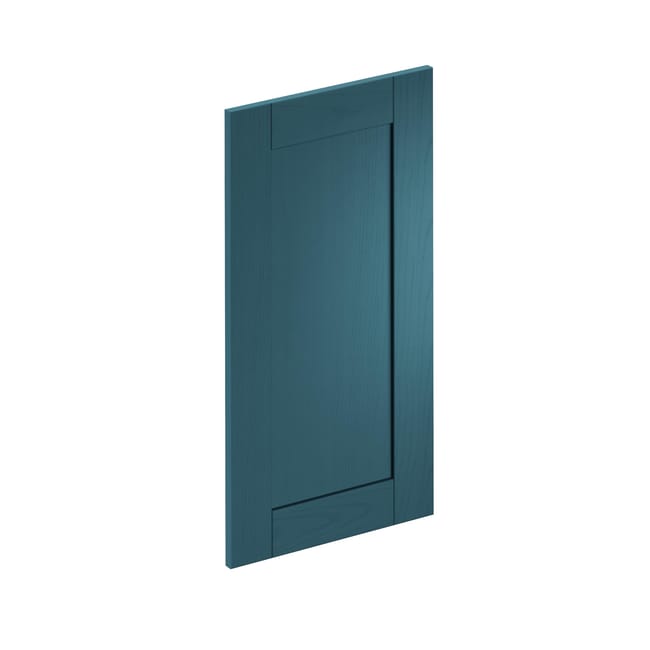 Porte de cuisine DELINIA ID Chicago bleu mat H.76.8 x l.39.7 cm