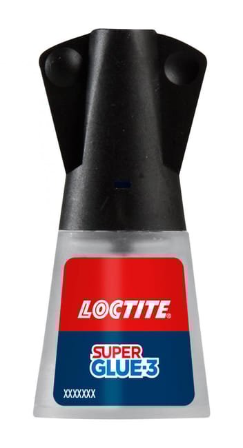 Colle d'assemblage liquide cyanoacrylate Super glue 3 pinceau LOCTITE, 5 g trans