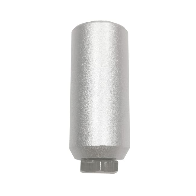 Support tringle à rideau Design rail gris brillant RIDORAIL