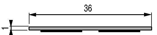 Bandes antidérapantes nez de marche L.0.14 m DINAC