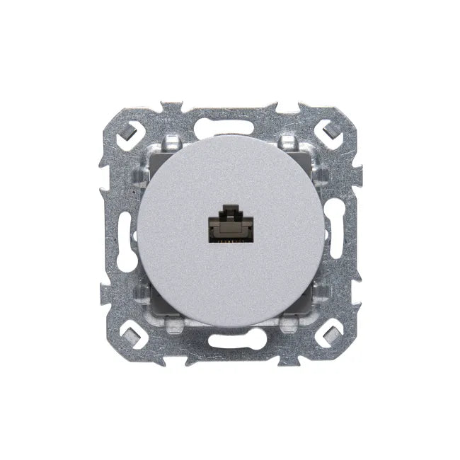 Prise rj45, à assembler, LEXMAN Lumia, silver