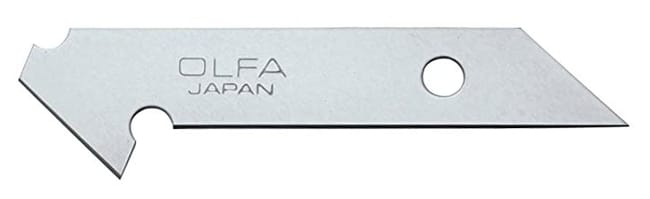 Lot de 5 lames de rechange pour cutter plexi petit modèle