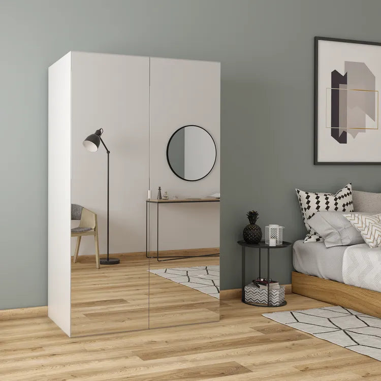 Porte battante Home miroir brillant H.200 x l.60 cm