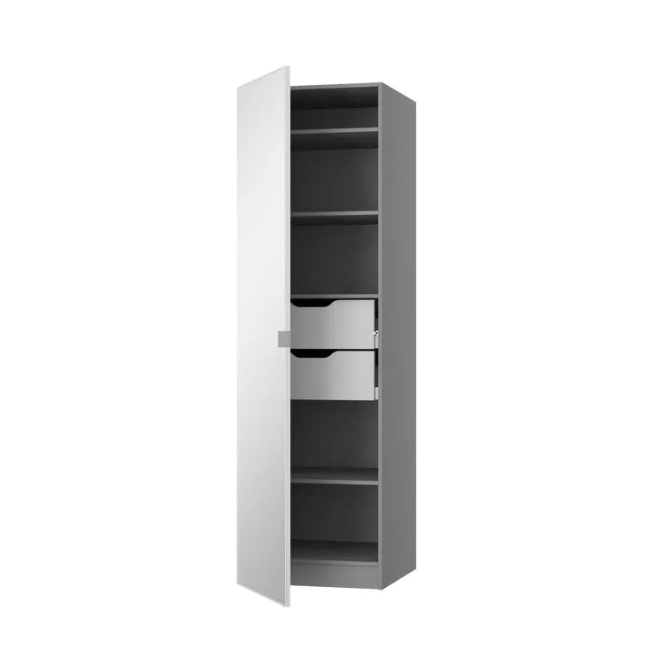 Porte battante Home miroir brillant H.200 x l.60 cm