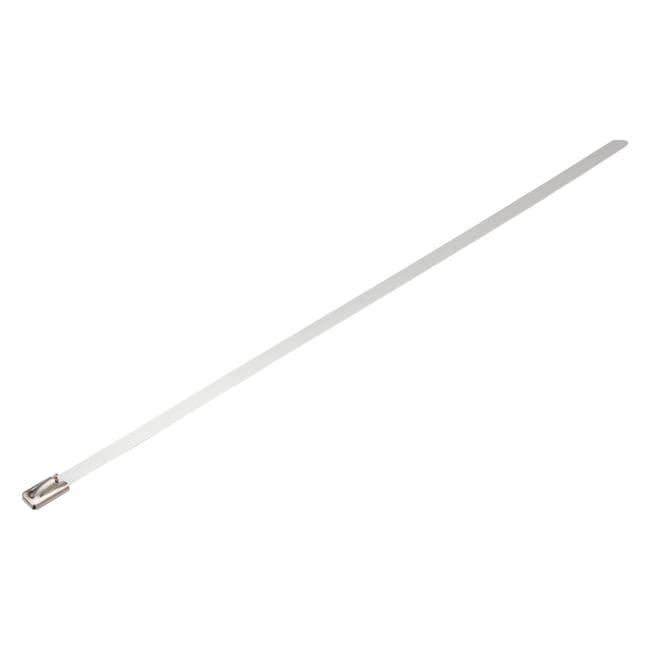 Lot de 15 colliers de serrage inox, STANDERS, L.198 x l.4