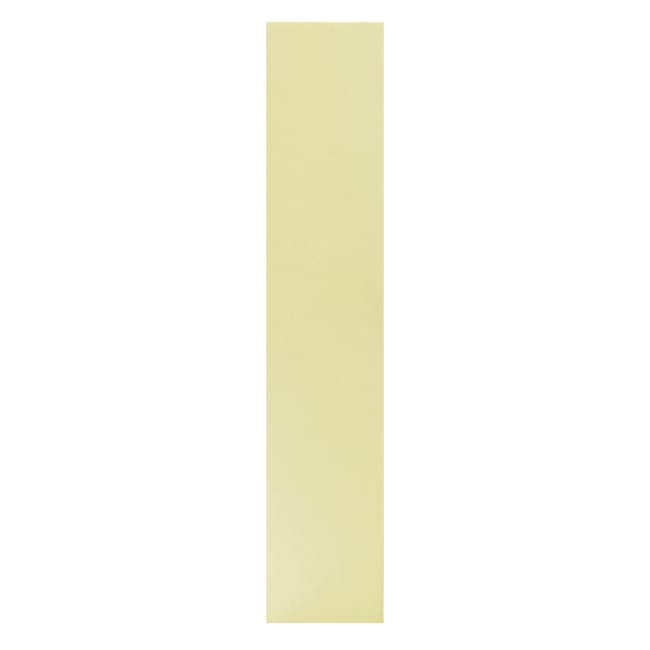 Plaque de propreté adhésive rectangle laiton poli l.5 cm x H.25 cm