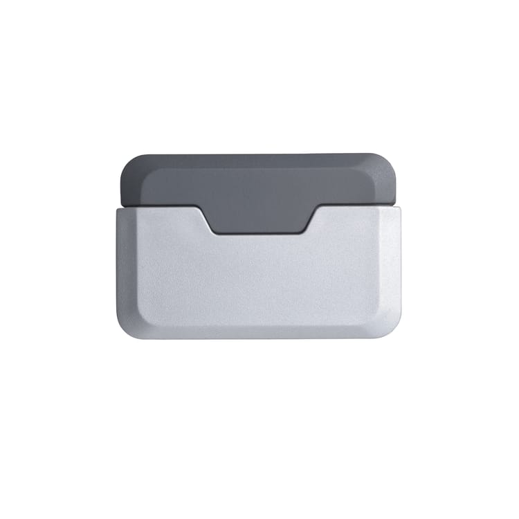 Butée de porte adhésive TECHNO gris REI