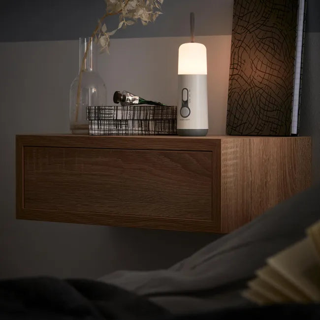 Lampe 2 en 1 torche veilleuse LED rechargeable USB, blanc chaud, Luli INSPIRE