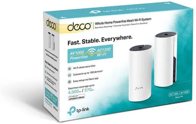 Kit 2 routeurs Hybride Mesh WiFi 1,2 Gigabit + CPL 1 Gigabit TP-LINK