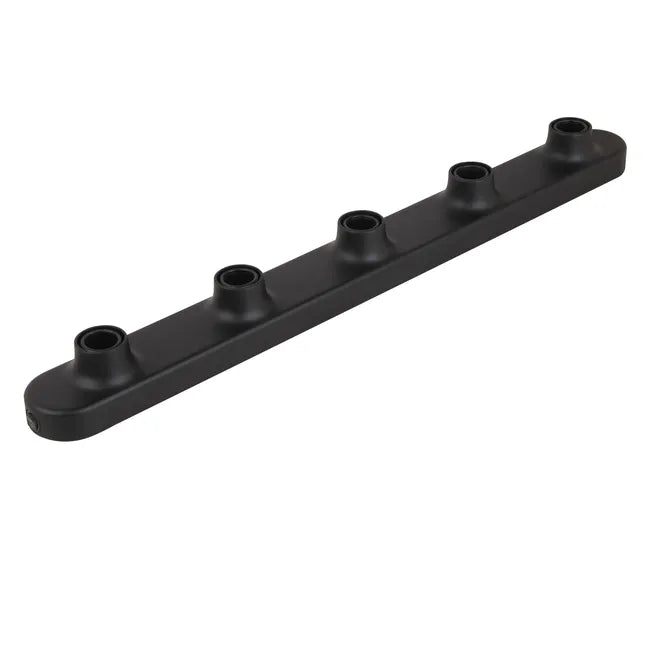 Applique salle de bain Lizz 5 boules E14, noir, Inspire