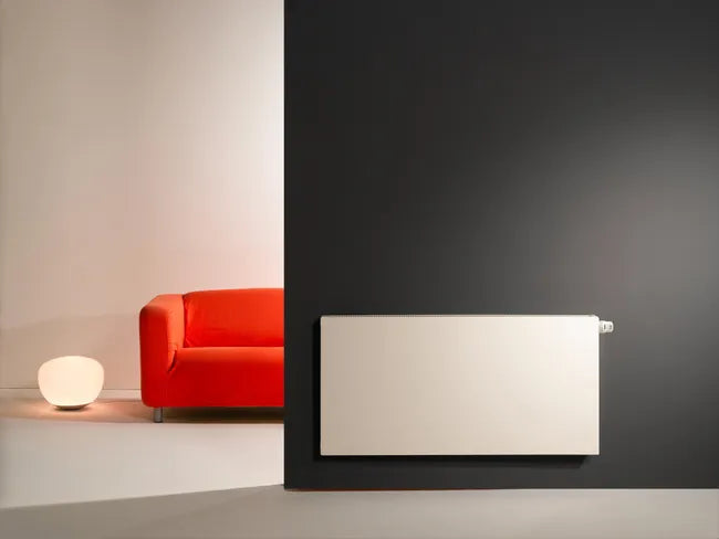 Radiateur eau chaude horizontal 1192W, l.100xH.60cm blanc LODEN Colima