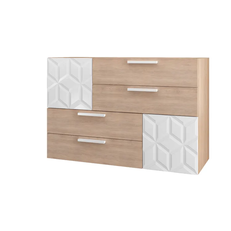 Façade de tiroir SPACEO Home 20 x 80 x 1.6 cm, effet chêne naturel