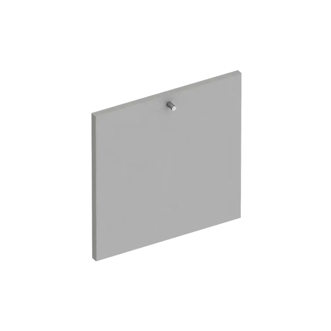 Façade de tiroir, gris / argent SPACEO Home H.40 x l.40