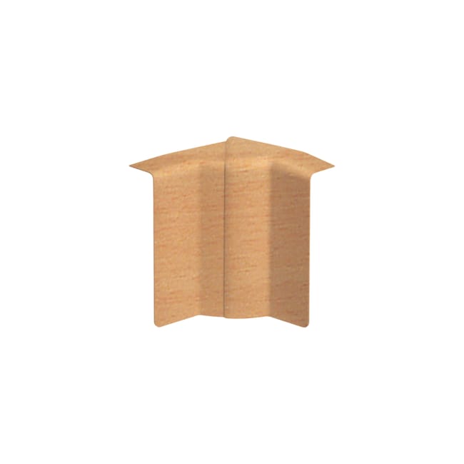 Angle intérieur hêtre pour plinthe, H. 10 x P.5.5 cm