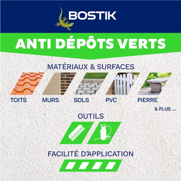 Traitement anti-dépots verts BOSTIK, 1 L