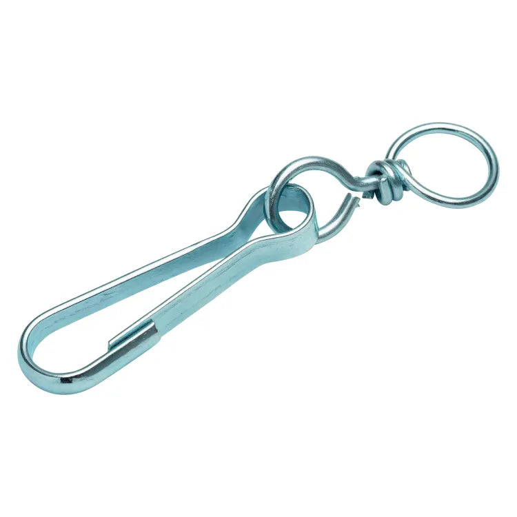 Lot de 2 mousquetons acier zingué STANDERS, L.60 x l.15