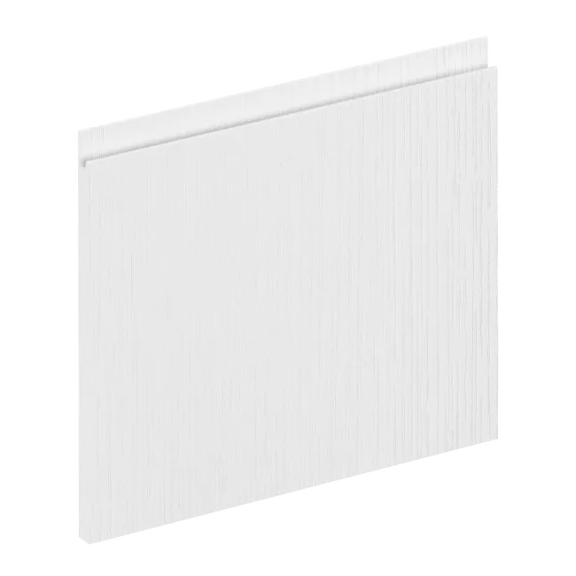 Porte de cuisine Osaka effet wood blanc mat H.38.1 x l.59.7 cm