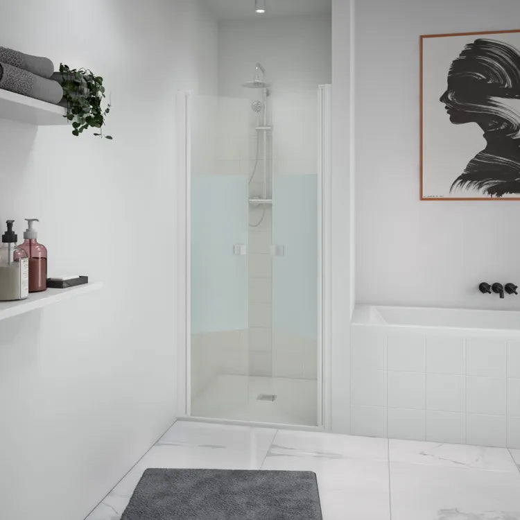 Receveur de douche pierre reconstituée blanc L.90 x l.90 Kioto