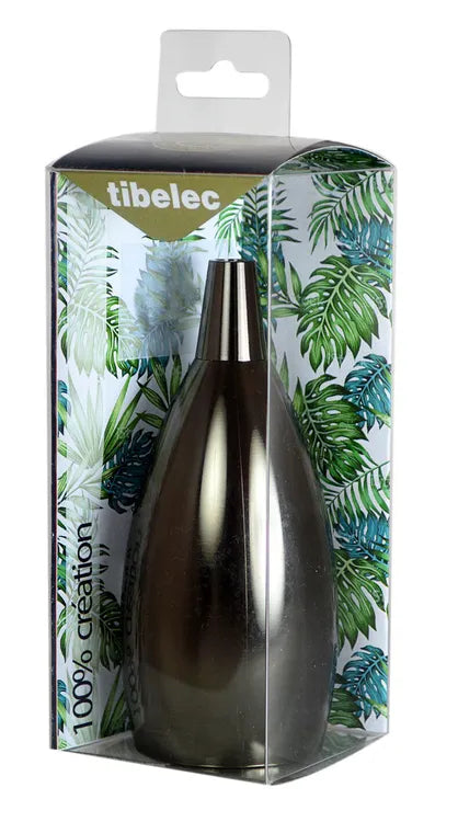 Douille e27 filetage aluminium noir TIBELEC