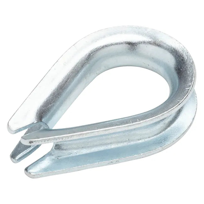 Cosse coeur acier zingué, STANDERS x L.110 x l.37 mm