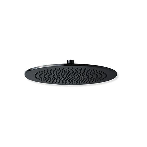 Douche de tête slim Vienna laiton ronde 25 cm noir