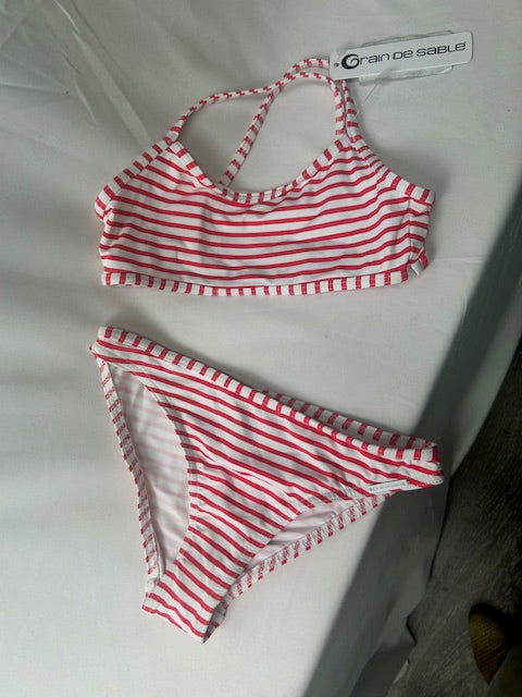 Maillot de bain 2 pièces, fille, 8ans, Grain de Sable
