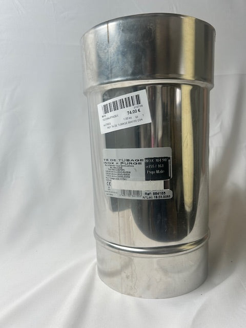TE DE TURBAGE INOX 155/161 PIQU MALE