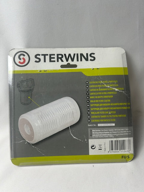 Cartouche pour filtre universel en polypropylène STERWINS cannelé cylindrique