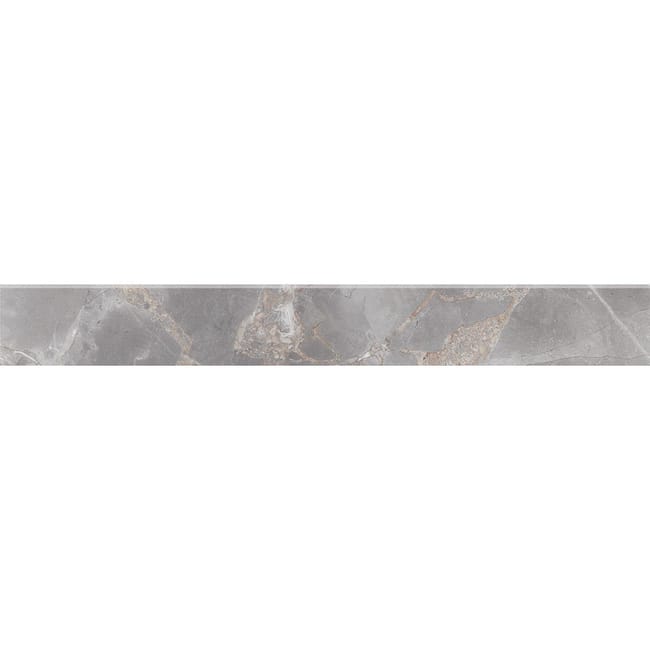 Lot de 2 Lot de 2 plinthes Iberis, gris, l. 7.5 x L. 60 cm, Ep.7.4 mm