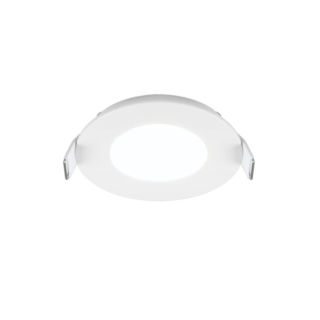 Spot à encastrer Extraflat led, changement d'intensité et de blancs, D8,5 blanc