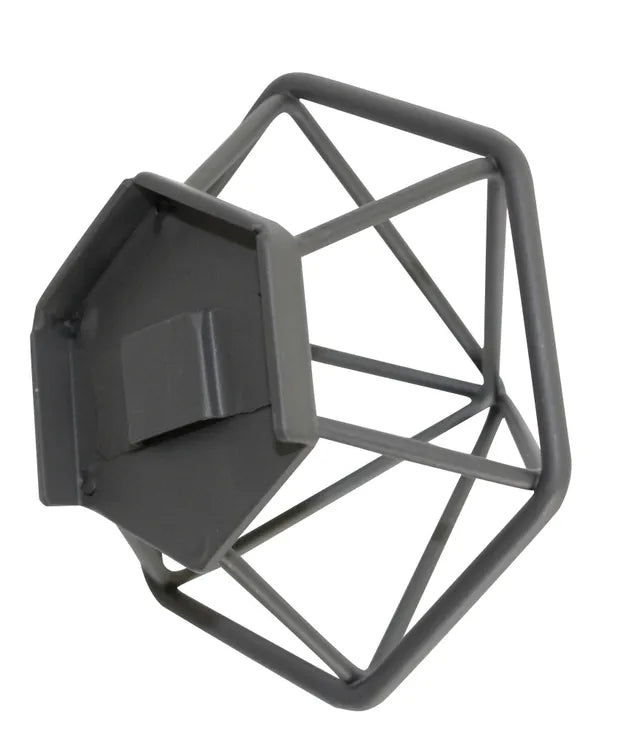 Patère à visser gris / argent Steel