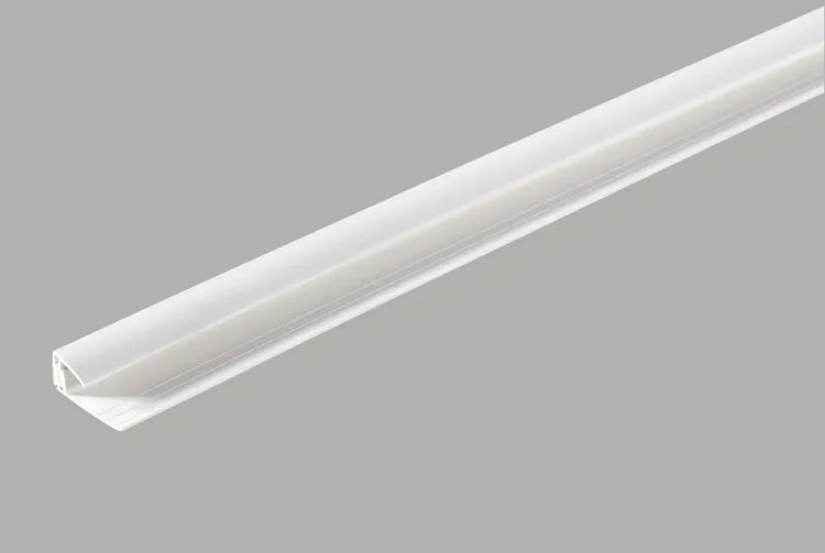 Profil de départ et finition pour lambris pvc DUMAPLAST Profil de départ blanc 2