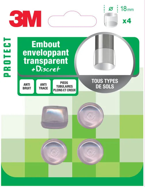 Lot de 4 embouts en plastique 3M