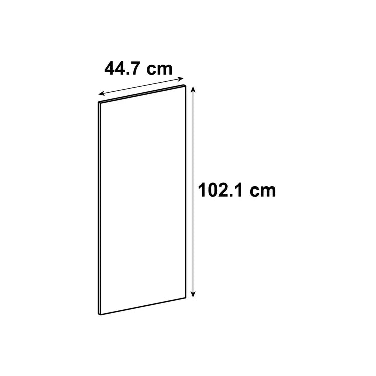 Porte de cuisine Hudson chêne miel mat H.102.1 x l.44.7 cm