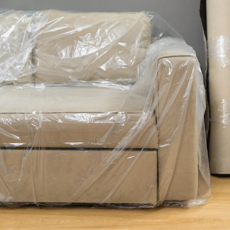 Housse de fauteuil / petit meuble transparent PACK AND MOVE, L.3 m x l.150 cm x