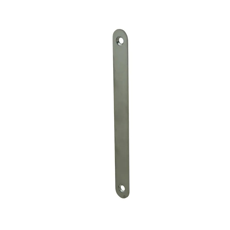 Platine acier chromé gris