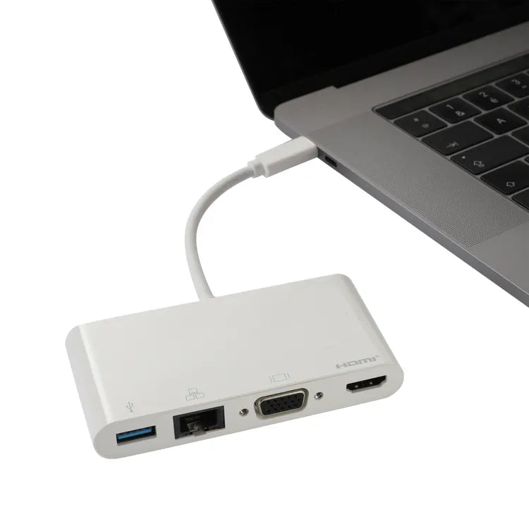 Adaptateur usb type c / hdmi rj45 usb type c, 0.2 m EVOLOGY