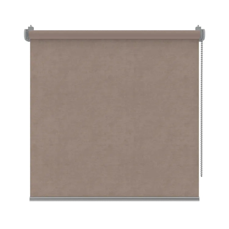 Store enrouleur occultant Velvet sable, l.45 x H.160 cm, DECOSOL DELUXE