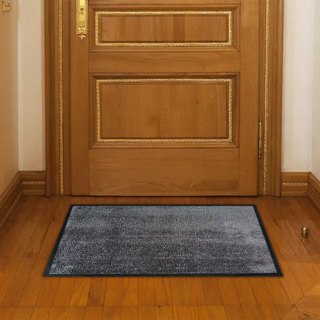 Tapis d'entrée gris microfibrel.40 cm x L.60 cm,
