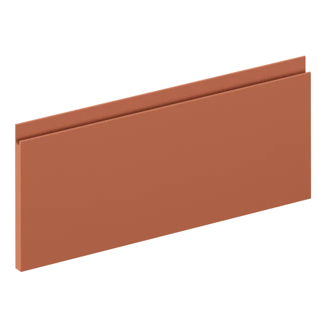 Façade de tiroir de cuisine Tokyo terracotta mat H.25.3 x l.59.7 cm