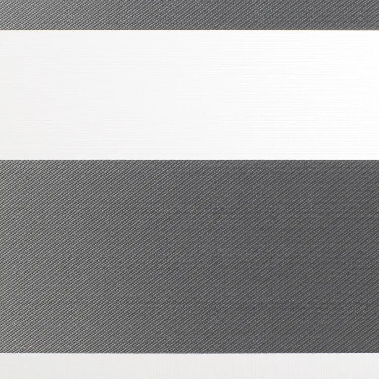 Store enrouleur jour/nuit Québec gris foncé, l.75 x H.250 cm, INSPIRE